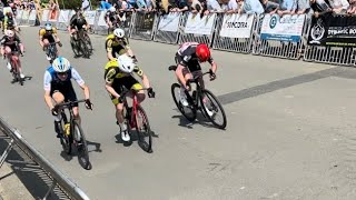 Vlaams Kampioenschap Elverdinge U17 1e j Nieuwelingen 2024 cc1785 cyclingvlaanderen [upl. by Nnovahs]