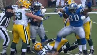 Ndamukong Suh stomps on opponent likely to be suspended [upl. by Eiramllij]