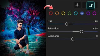 New Lightroom Background Colour Change Photo editing Blue And Pink Photo editing Tricks 2025 [upl. by Okimik756]