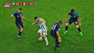 Lionel Messi vs Croatia  World Cup 2022 HD 1080i [upl. by Reehsab65]