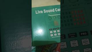 Unboxing live sound card hp [upl. by Candra]