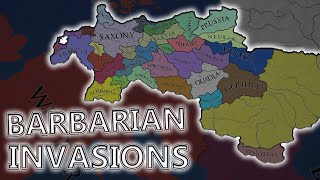 Barbarian Invasions  Eu4 Timelapse [upl. by Gosney987]