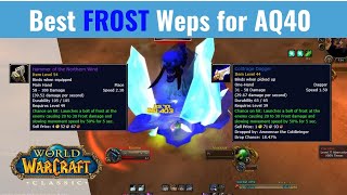 The Best Frost Weps for AQ40 [upl. by Llieno363]