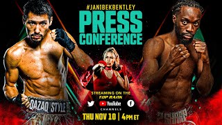 Janibek vs Bentley  FINAL PRESS CONFERENCE [upl. by Silden]