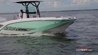 Scarab 255 Open ID 2019 Test Video  By BoatTESTcom [upl. by Orgalim]