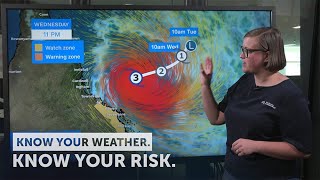 Severe Weather Update 22 Jan 2024 Tropical cyclone developing over the coral sea [upl. by Nason]