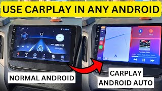 NO CLICKBAIT USE CARPLAY IN ANY ANDROID STEREO  USE ANDROID AUTO IN ANY ANDROID STEREO [upl. by Malkin]