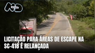 Licitação para áreas de escape na Serra Dona Francisca é relançada [upl. by Ahsemit]