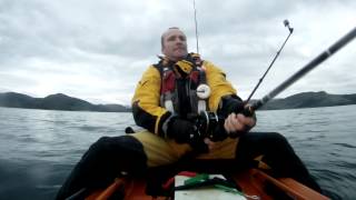 Kayak fishing for Common Skate Lochalsh Scotland [upl. by Elisabet]