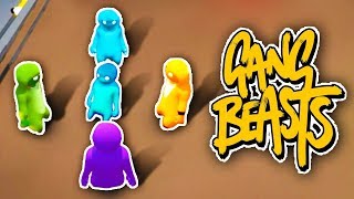 THE PALS GANG UP ON DENIS The Pals play Gang Beasts [upl. by Fisoi849]