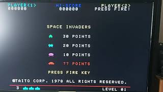 Atari Flashback 9 Gold  Space Invaders [upl. by Hanah]