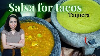 AUTHENTIC Mexican salsa for TACOS  TOMATILLO salsa recipe  JALAPEÑO salsa recipes [upl. by Justicz]