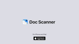 Doc Scanner for iOS [upl. by Deden]