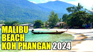 Malibu Beach 2024 Koh phangan Beach Walk CARLPRIT THAILAND VLOGS [upl. by Kristy]