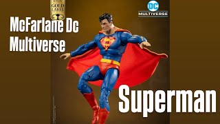 McFarlane Dc Multiverse Superman Walmart Exclusive Is this the best Superman figure [upl. by Nniroc]