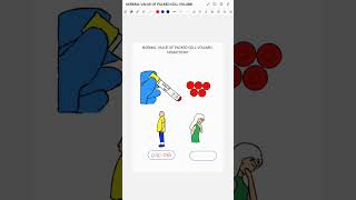 NORMAL PACKED CELL VOLUME OR HEMATOCRIT VALUE [upl. by Baalman]