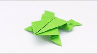 KAĞIZDAN SIÇRAYAN QURBAĞA DÜZƏLTMƏK Origami [upl. by Etyak934]