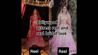 Bollywood Reel and Real actress bridal look 😍thethemeofficial [upl. by Krid]