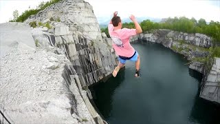 Daredevil Who Nearly Lost His Leg in Cliff Jump Was ‘Obsessed’ With Doing It [upl. by Morgen]