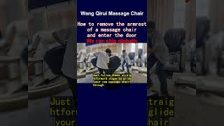 How to remove the armrest of a massage chair and enter the door [upl. by Curkell]