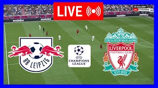 🔴 LIVE  Leipzig vs Liverpool  Champions League 202425  Live match Streaming  eFootball [upl. by Ulund]