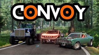 CW McCalls Convoy in BeamNGdrive Epic Trucking Chaos [upl. by Rybma185]