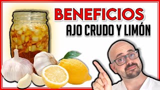 5 BENEFICIOS de tomar AJO CRUDO con LIMÓN en AYUNAS  ¡No DEJARÁS de TOMARLO [upl. by Concha]