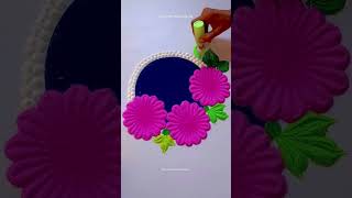 Rangoli Design allroundervrushaligunjal rangolidesigns rangoli shorts trending youtube yt [upl. by Goodman]