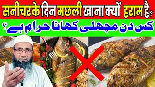 सनीचर के दिन मछली खाना क्यों हराम है ।Machli Khana Kaisa Hai।Machli Khana Mufti Alamgir [upl. by Judon]