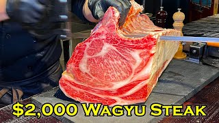 2000 WORLDS ONLY quotBoneinquot Ōmi A5 Wagyu Beef Steak amp 3 Japanese Ramen in Tokyo Japan [upl. by Blakely476]