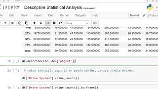 Python Descriptive Statistical Analysis Urdu Hindi [upl. by Ztnahc49]