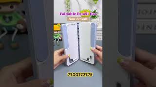 New Arrival Foldable pencil box with writable white board with reading stand with erasable writing b [upl. by Zrike309]