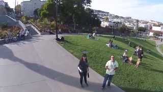 Mission Dolores Park in San Francisco  Drone Video [upl. by Loeb]