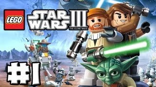 LEGO Star Wars 3  The Clone Wars  Episode 01  Prologue [upl. by Haeckel]