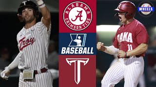 16 Alabama vs Troy INSANE GAME  Tuscaloosa Regional Winners Bracket  2023 College Baseball [upl. by Stoops]