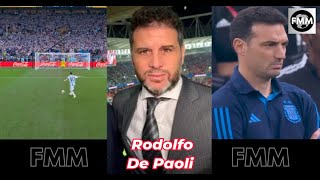 La REACCION de SCALONI en los penales Argentina Francia en la FINAL del Mundial QATAR 2022 [upl. by Tedi]