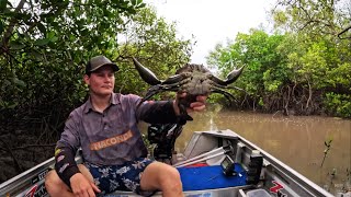 Mud Crabbing In Mackay with king tides [upl. by Jemimah]