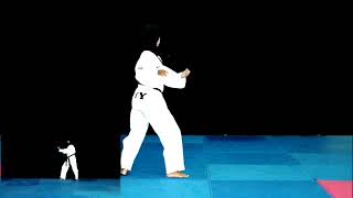 POOMSAE TAEGEUK 4 STEP BY STEP [upl. by Danit819]