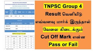 how to check tnpsc group 4 result 2024 Pass or fail [upl. by Zitah]