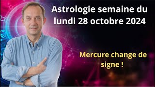 Horoscope semaine du lundi 28 octobre 2024 [upl. by Rosalie]