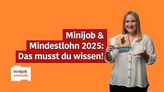 Minijob amp Mindestlohn Alle Infos rund um deinen Verdienst [upl. by Noiwtna648]