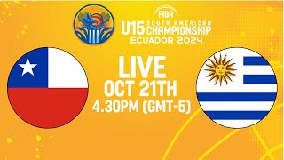 Chile v Uruguay  Full Basketball Game  South American U15 Championship 2024 [upl. by Edasalof]