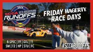 2024 SCCA National Championship Runoffs Presented by Sunoco  Hagerty Race Days  Friday [upl. by Latoye]