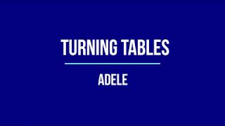 Adele Turning Tables Karaoke [upl. by Short]