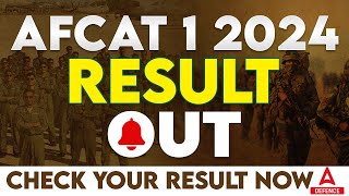 AFCAT 1 2024 Result Out  How to Check Your Result  Check AFCAT 1 2024 Result [upl. by Marb]