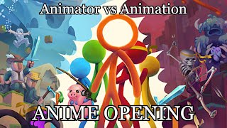 Animator vs Animation Anime opening  Silhouette alanbecker [upl. by Moyra]