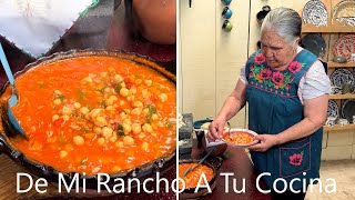 La Autentica Sopa De Garbanzos De Mi Rancho A Tu Cocina [upl. by Atniuq]