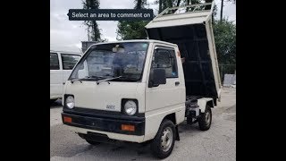 1986 Mitsubishi MiniCab Dump Truck U11T [upl. by Zweig]