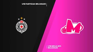 202324 EB ANGT Belgrade Round 1 Highlights U18 Partizan BelgradeU18 Mega MIS Belgrade [upl. by Tselec]