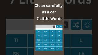 Clean carefully as a car 7 Little Words puzzles [upl. by Ekihc915]